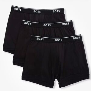 Boss Men's Black Boxer Briefs - Set of 3 New